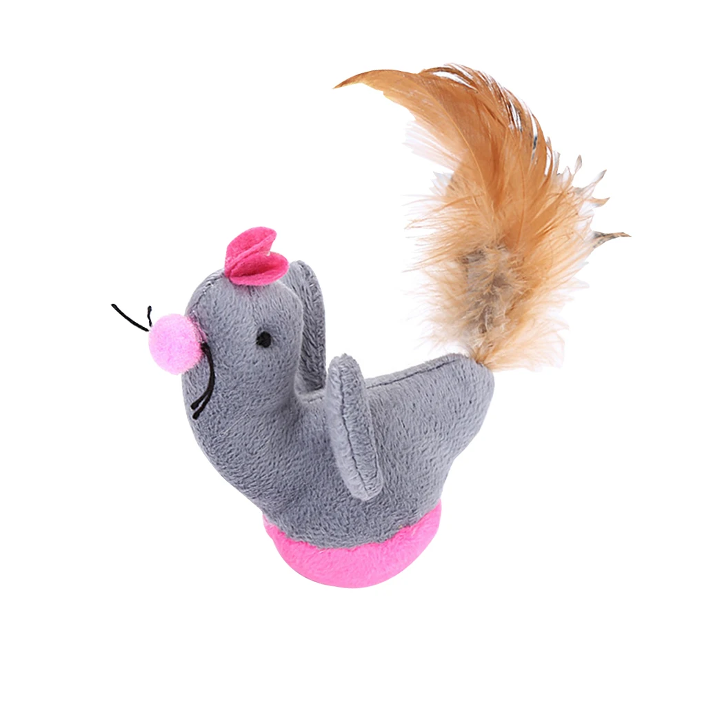 

Pet Plush Teaser Toys Chick Teeth Grinding Catnip Doll Interactive Kitten Chewing Bite Teaser Pet Supplies for Cats Kittens