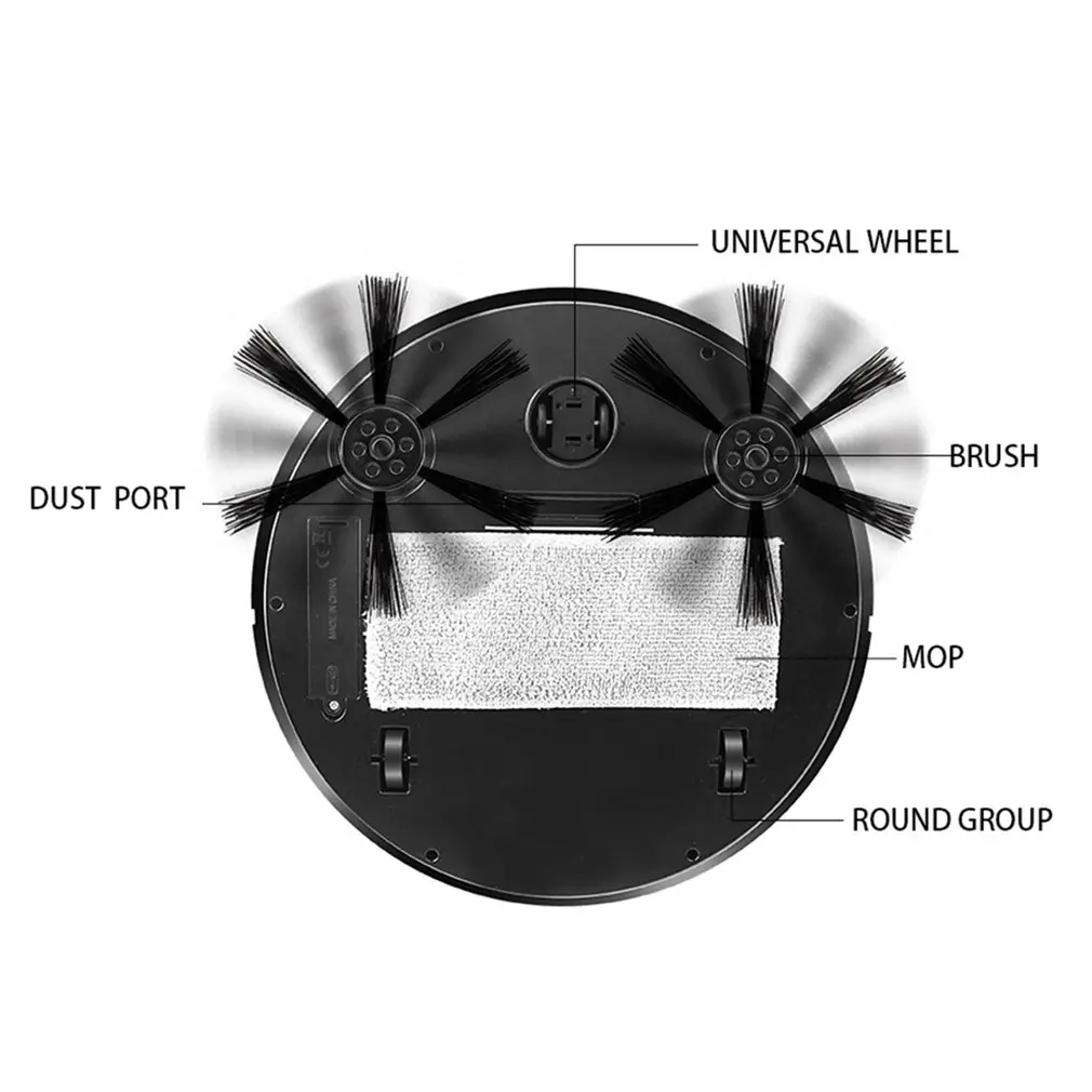 Домашний автоматический подметальный робот для ленивого человека, автоматический очиститель руля, заряжаемая модель, умный подзаряжаемый пылесос