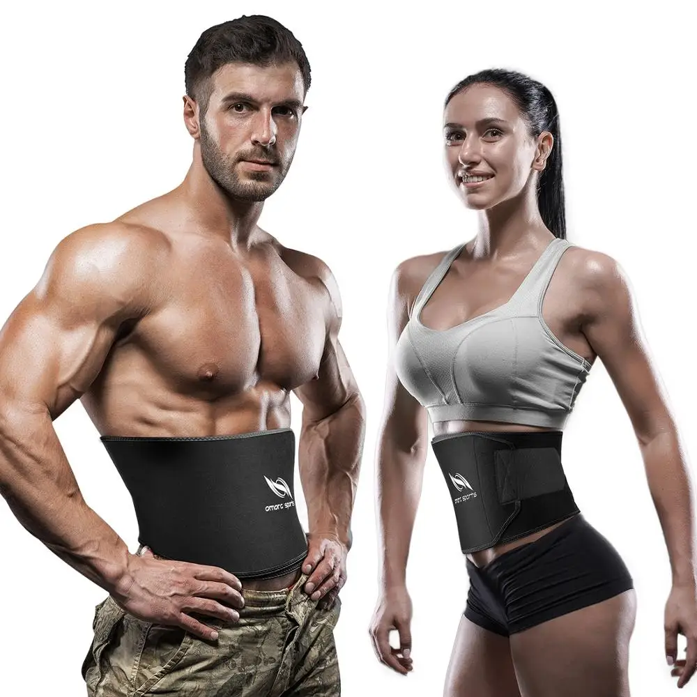 

Waist Trimmer Belt for Fat Burning Adjustable Weight Loss Belt with A Free Measuring Tape Sweat Sauna Belt Waist Trainer