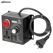 Gradateur de tension Portable, température réglable, contrôleur Compact de tension Variable, 220V, 4000W, AC