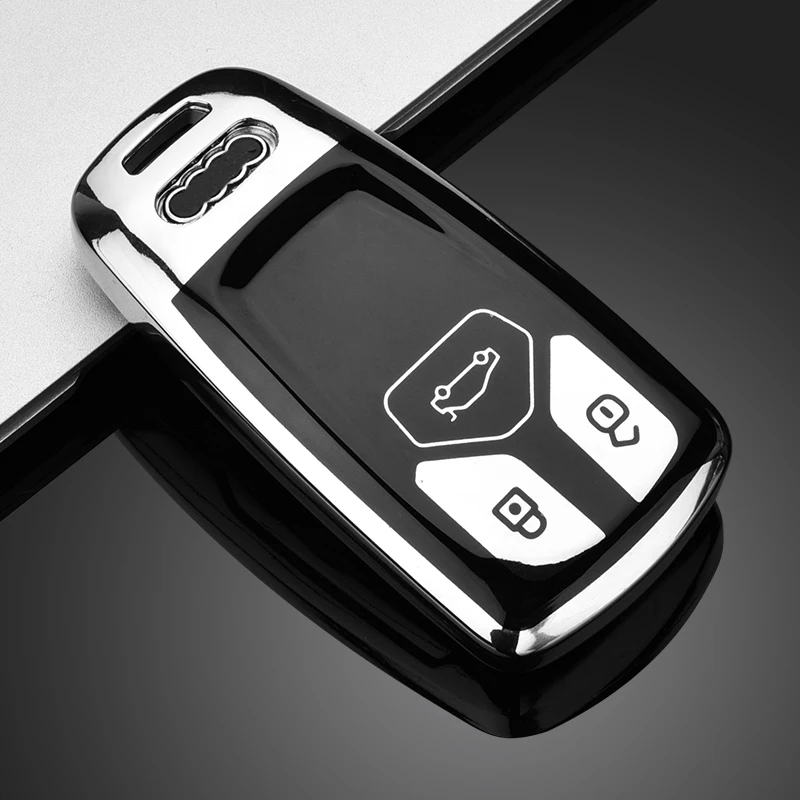 ZOBIG ТПУ смарт-ключ чехол КРЫШКА ДЛЯ Audi A3 A4 A5 A6 Q3 Q5 Q7 C5 C6 B6 B7 B8 TT 80 S6 A6 C6