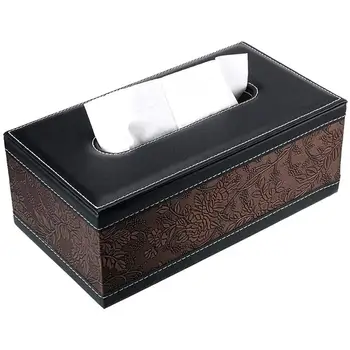 

Creative Tissue Box Simple Tissue Holder Magnetism Case Vintage Elegant Tissue Box for Business Home Restaurant(Vintage Pattern)