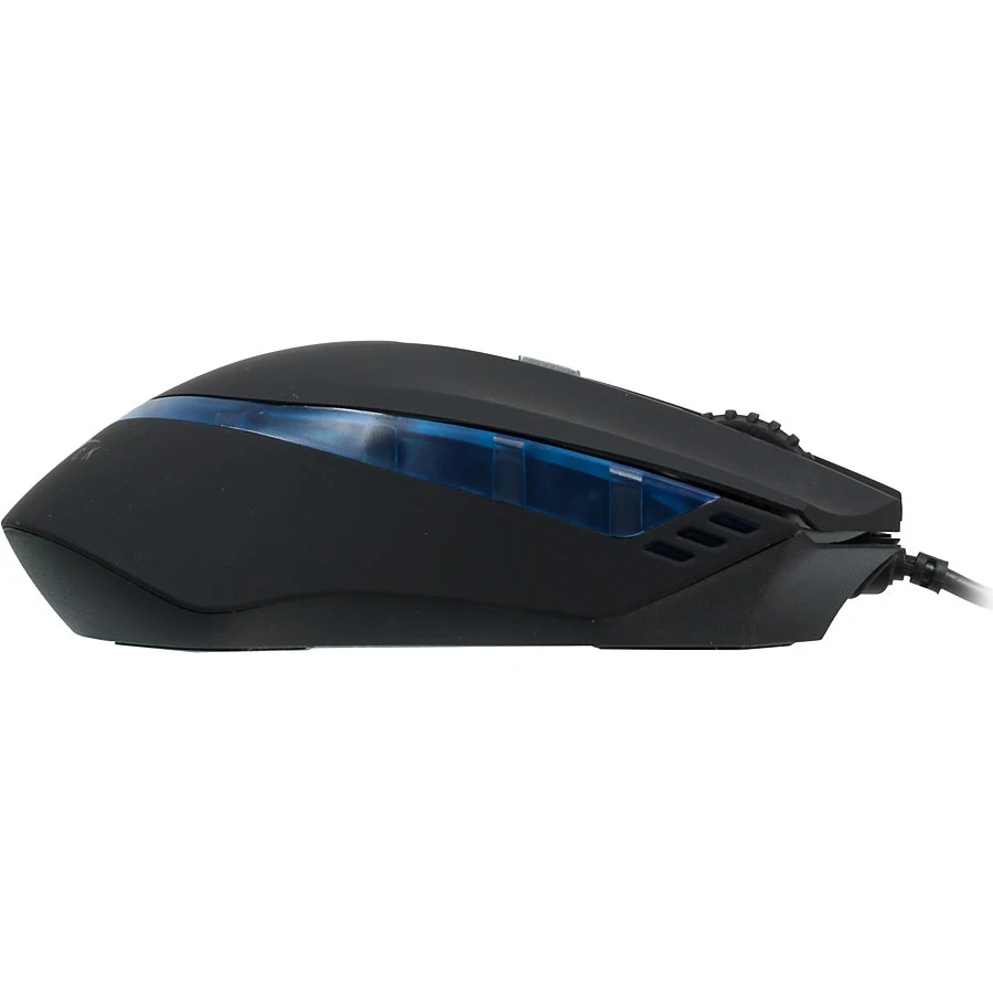 Мышь Oklick 715G черный оптическая(1600dpi) USB игровая(6but