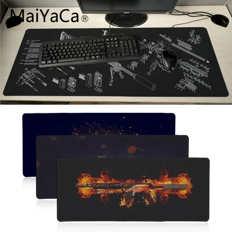 MaiYaCa нескользящий ПК пистолет запчасти Csgo коврик для мыши геймерские коврики