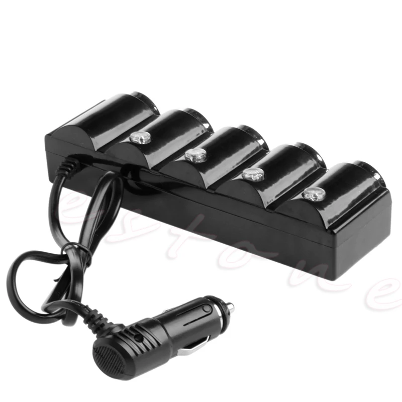 1 шт. USB 4 Way розетка для автомобильного прикуривателя сплиттер зарядное устройство адаптер питания DC 12 V-24 V