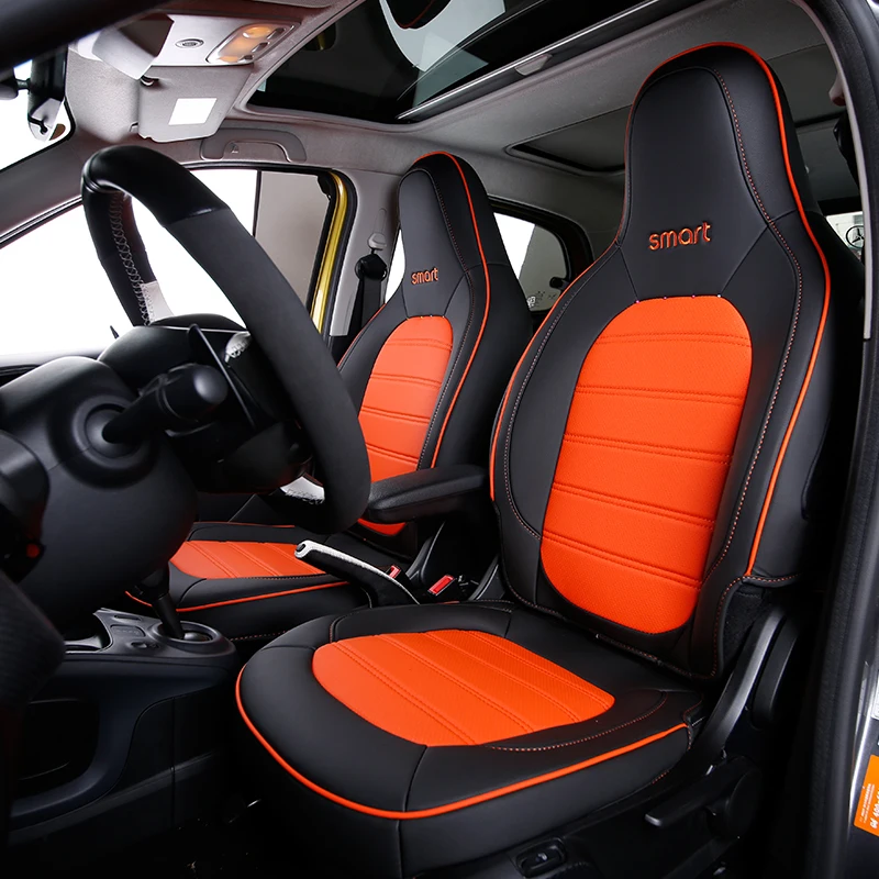 Автомобильный кожаный чехол для Mercedes Benz Smart 453 fortwo автомобильные аксессуары для защиты салона стильные украшения
