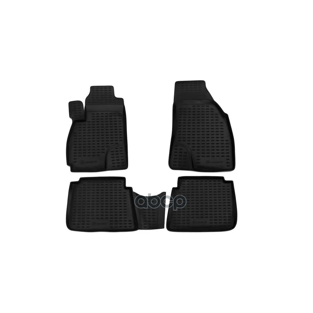 Комплект Резиновых Автомобильных Ковриков В Салон Hyundai Santa Fe Classic 2001-2006, 4 Шт.(Полиуретан) ELEMENT арт. NLC2011210