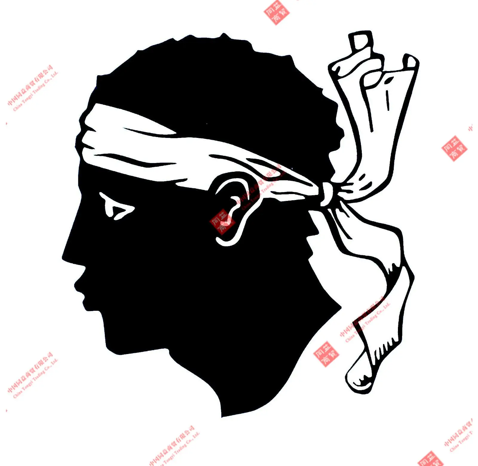 стикер голова