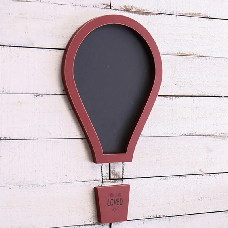 Wooden Wall Hanging Message Board Retro Small Blackboard Shop Advertising Board
