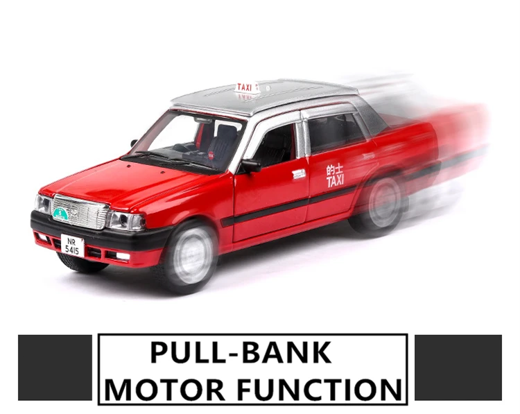 1:32 Toyota Crown Hong Kong такси моделирование Моделирование сплав модель автомобиля коллекция подарок Выдвижной Автомобиль