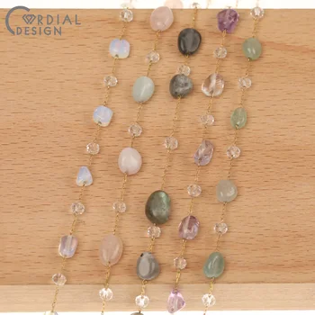 

Cordial Design Jewelry Accessories/Stainless Steel Chains/Natural Crystal/Hand Made/DIY Chains/Jewelry Findings & Components