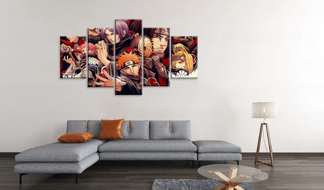 MHJ-253 Akatsuki – papier peint peinture à l'huile, Itachi-Pain,  autocollants muraux, toile, Art, affiche Anime, pou(Sans cadre) - Cdiscount  Maison