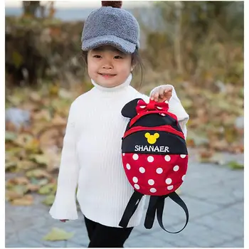 

mickey minnie anti-lost small backpack cartoon boys and girls schoolbag nylon kindergarten bag children mochila escolar 2020 sac
