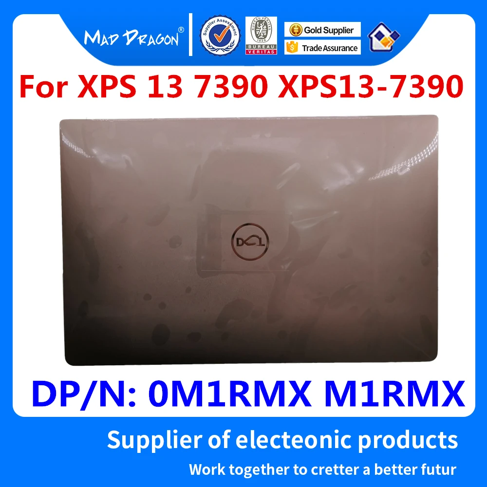 Новинка, Оригинальная ЖК-задняя крышка для ноутбука, верхняя крышка, розовое золото, оболочка для Dell XPS 13 7390 XPS13-7390 EDO30 0M1RMX M1RMX