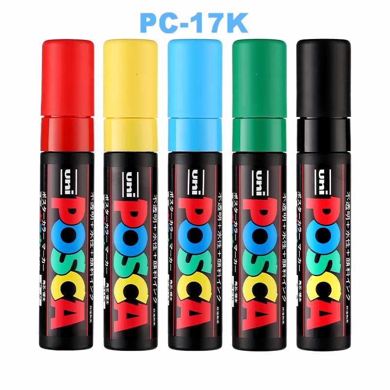 Маркер Uni Posca PC-17K 1 шт. сверхтонкий наконечник пули 15 мм художественные маркеры на