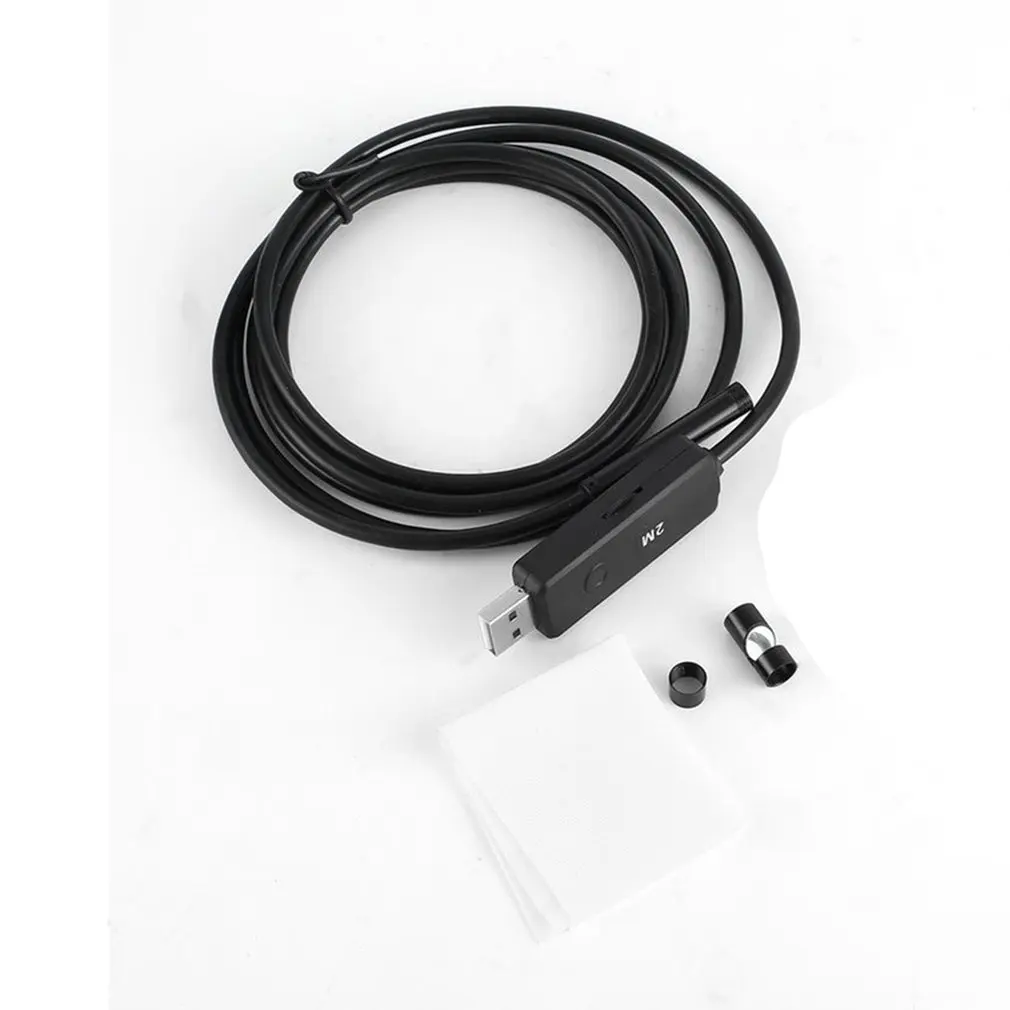 Новые HD USB эндоскоп бороскоп Гибкая Смотровая труба видео Камера 6 светодиодов