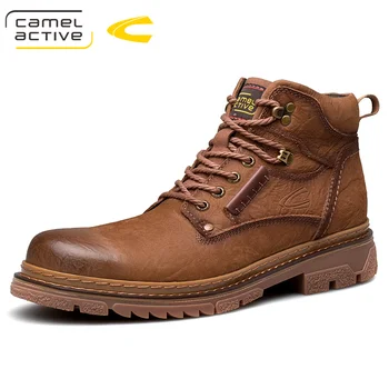 

2020 New arrivals high quality Men Genuine leather Casual shoes Martins Boots Outdoor shoes tooling shoes