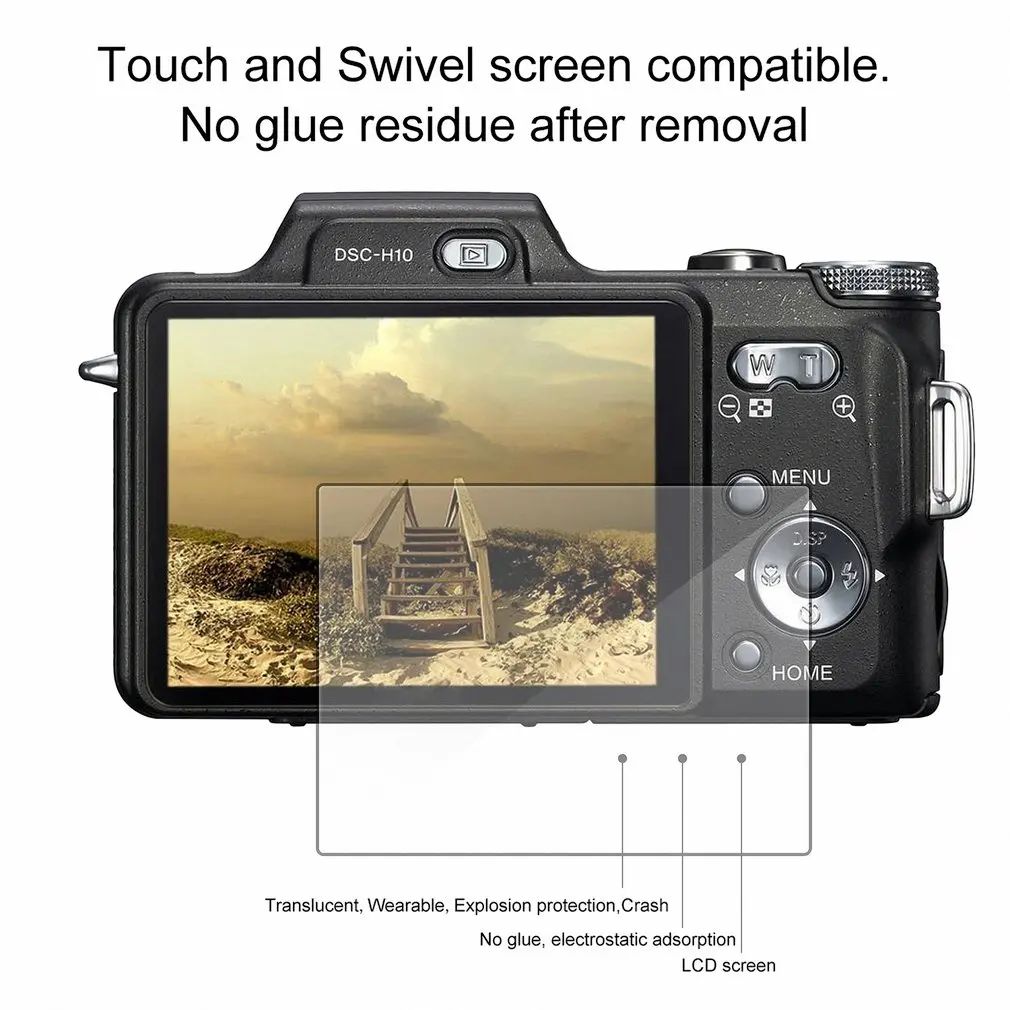 Ultra Thin LCD Screen Premium Protective Film 8H Premium Tempered Glass Cover Film Suitable For Fuji X100T Camera