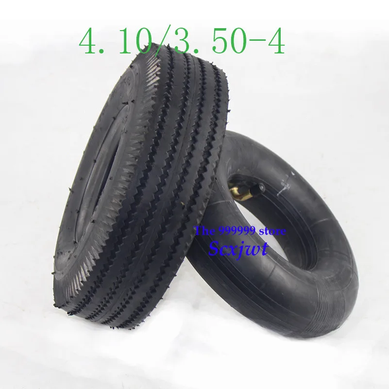 Молния 4,10/3,50-4 410/350-4 резиновые шины ATV Quad Go Kart массивные 4,10-4 камера шины 3,50-4 Электрический скутер