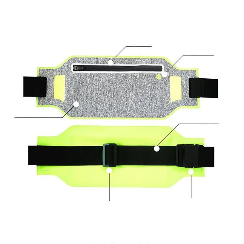 Cycling Pack Gym Bags Multifunctional Running Bag LYCRA Ultralight Waterproof 6.2Mobile Phone Belt Waist Bag