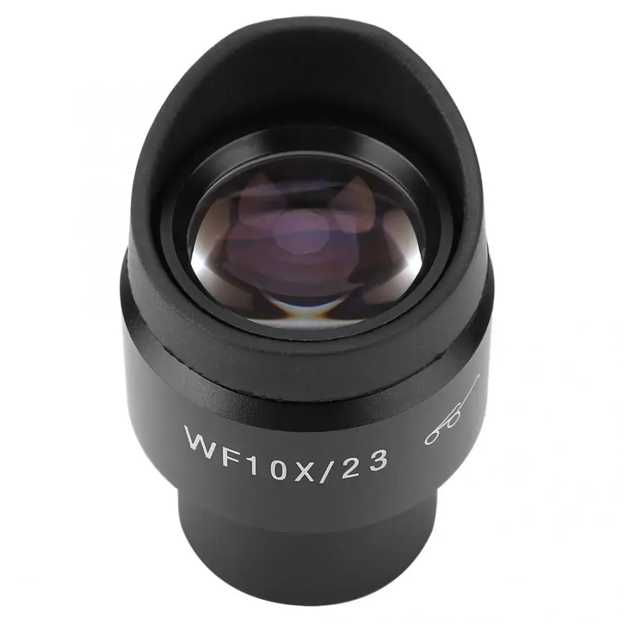 Окуляр микроскопа WF10X/23 окуляр с широкоугольным объективом 30 мм регулируемый