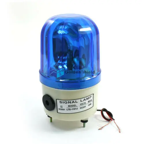 LTE-1101J DC 24V 10W Вращающийся Поворотный Синий сигнальный светильник Промышленный |