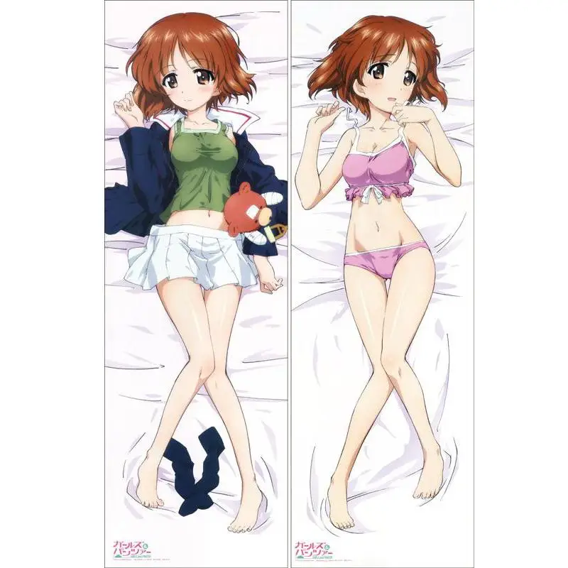 Сексуальная девушка японского аниме девушки унд панзер Miho Nishizumi Throw Otaku Dakimakura подарок постельные принадлежности длинная подушка для объятий чехол 150x50 см