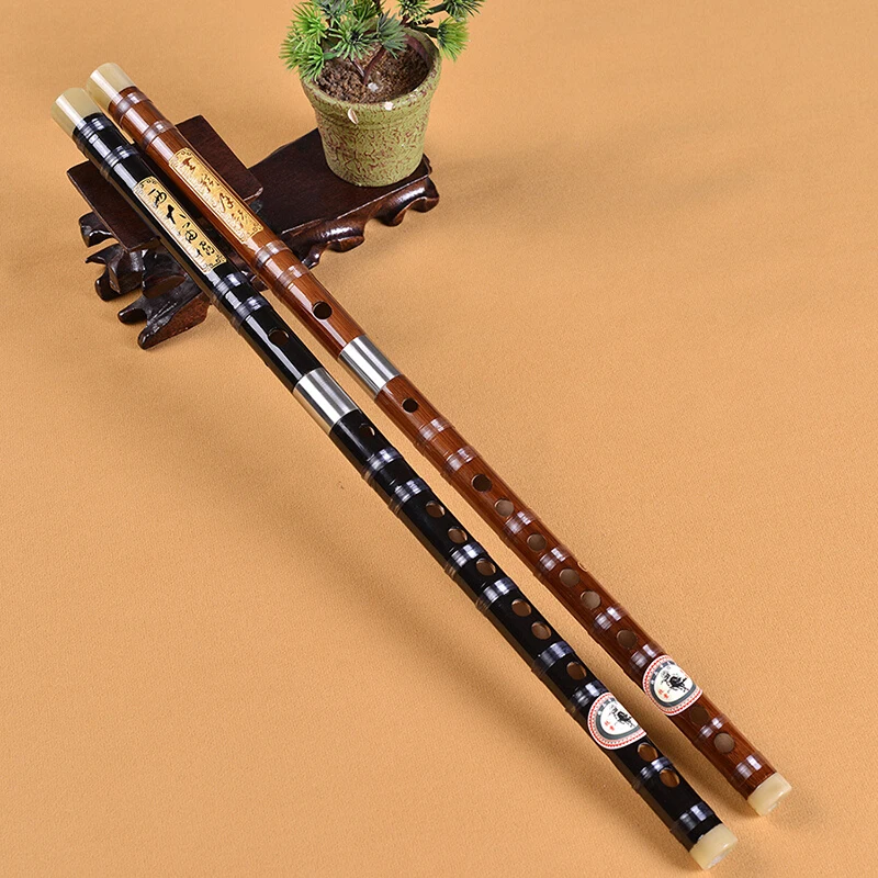 Гуаня горький бамбуковый двухсекционная флейта для начинающих Профессиональная игра бамбуковая флейта музыкальный инструмент