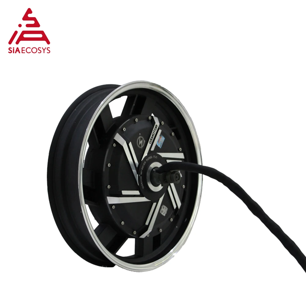 US $967.00 SiAECOSYS QSMOTOR 17X35inch 8000W V3 72V 120kph Hub Motor With APT72600 Controller Power Train Kits For Electric Motorcycle