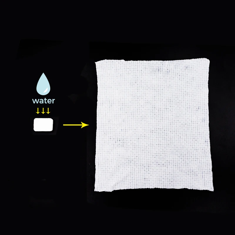 20pcs/pack Disposable Travel Towel Compressed Face Towel Compact Tablet Mini Wet Wipes Portable Napkin Gusset Tissue