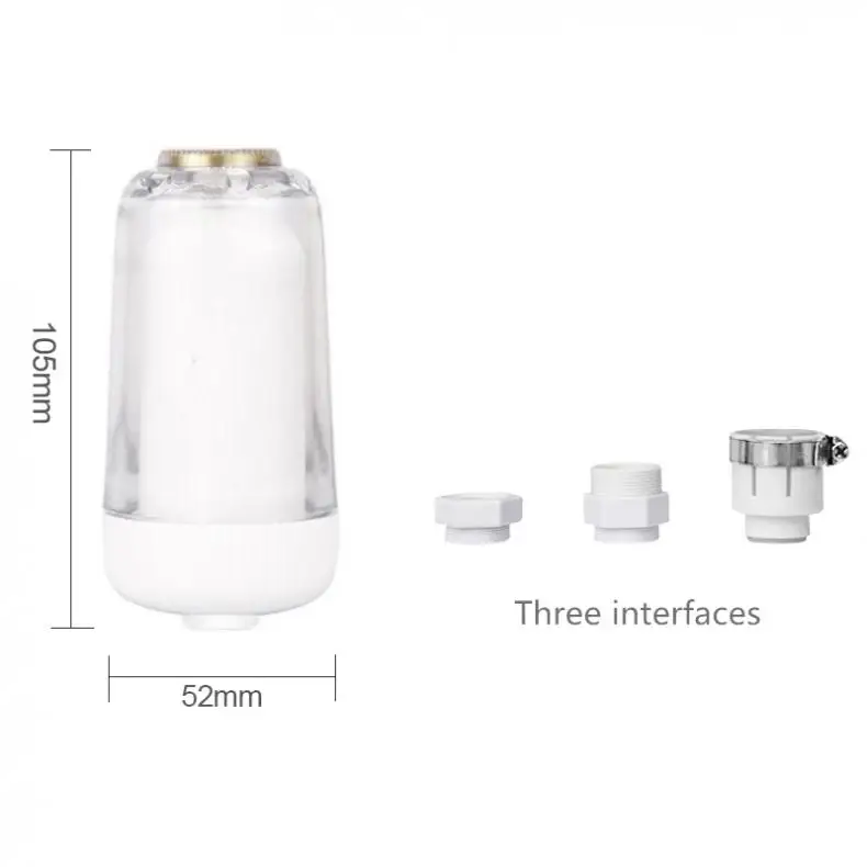 3л/мин прямой поток моющийся керамический фильтр кран Водоочиститель с 3 разъемами интерфейса для кухни/ванной комнаты
