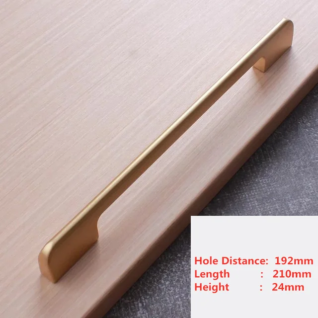 Handles Drawer Cabinet Furniture Kitchen Handles for Cabinet Knob Door Drawer Furniture Kitchen Pearl Golden Simplicity Hardware A17-192
