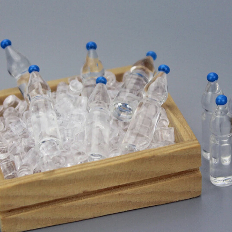 Кукольный Миниатюрный домик 4 шт./компл. пластиковая имитация бутылки с