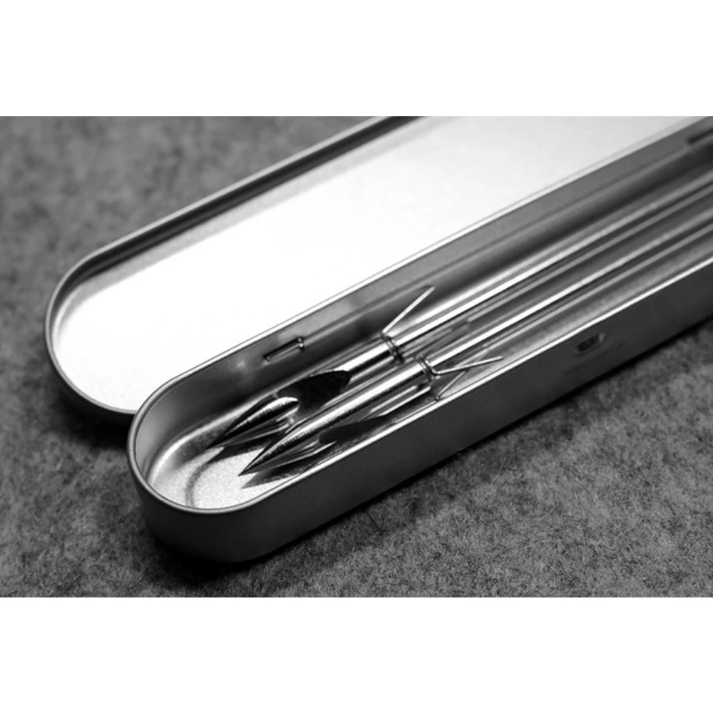 Прочный серебристый Гальванизированный Железный рыболовный чехол стрела для