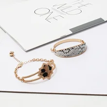 AE-89827/TRACYSGER/звезды Мода сплав простой цепи тренд уличного ветра змея печати браслет