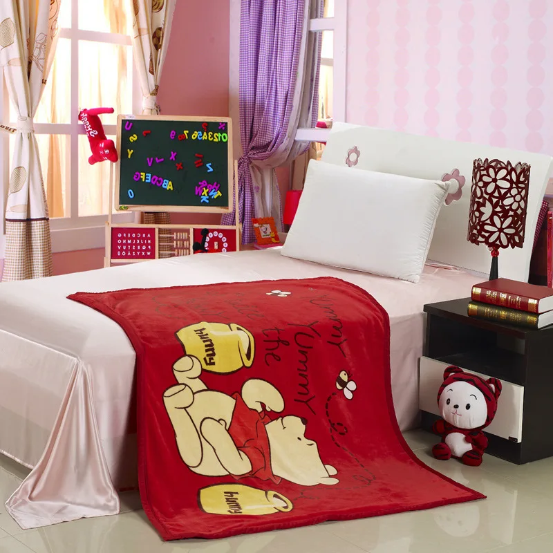 Disney Minnie Mickey Фланелевое детское одеяло зимнее теплое и мягкое приятное для кожи