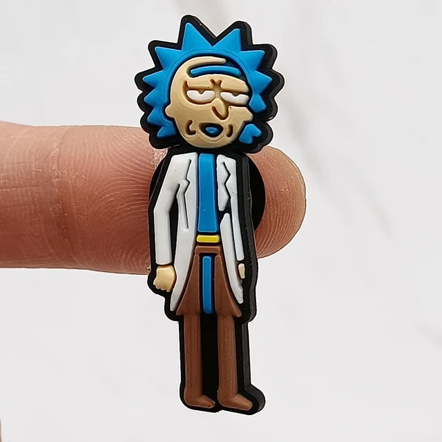 Dropshipping 1Pcs Cartoon PVC Shoe Charms Sandal Accessories Diy Fantasy Adventure Shoe Buckle Decoration Jibz For Croc Charms K