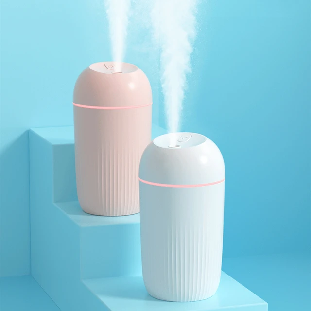 Humidificador de aire silencioso de gran capacidad, difusor de Aroma con enchufe USB, luz nocturna colorida, modo continuo/intermitente, pulverización fina, 400ML 4