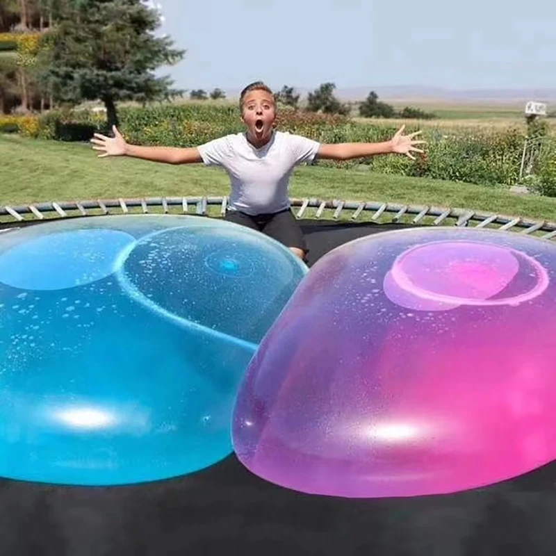 Bubble-Ball Water-Balloon-Ball Air-Pump Outdoor Inflatable Parent-Child-Toys 1pcs 40cm