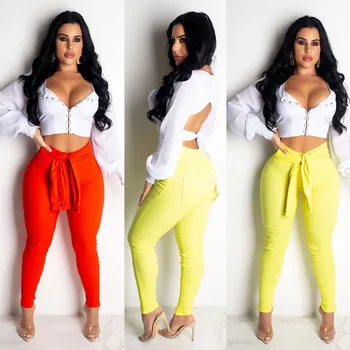 

Sexy Clothes For Women Two Piece V-Neck Jumpsuit Floral Printed Crop Top +Wide Leg Trousers New 2 Piece Set F59