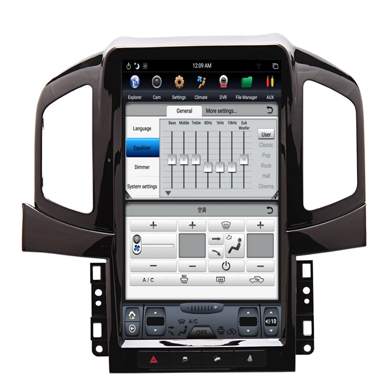 Sale NAVITOPIA 13.6inch Vertical Screen Tesla Android 7.1 Car GPS Navigation for Chevrolet Captiva 2013-2017 Car DVD Player 8