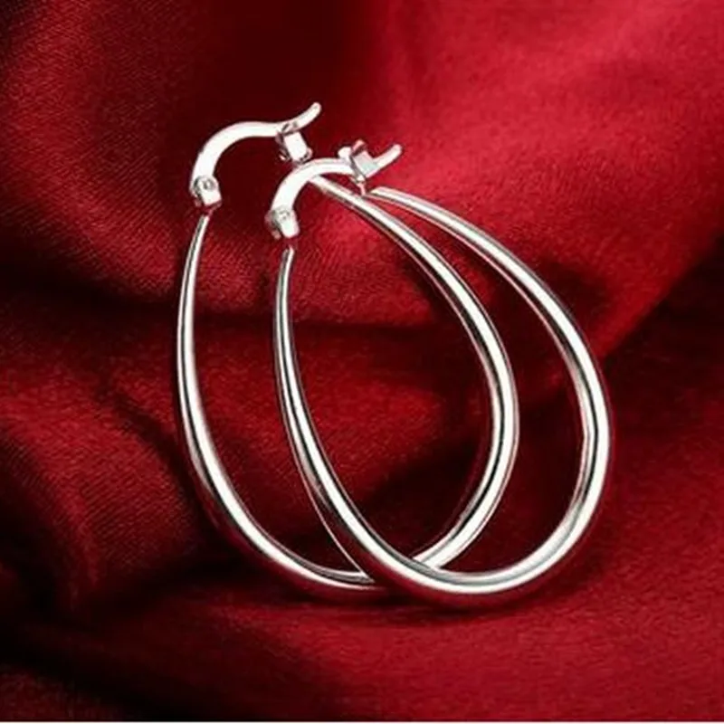 Женское кольцо обруч из серебра 925 пробы Eh053|earrings for|earrings fashionearrings for women |