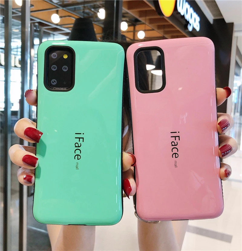 Чехол для телефона iFace Mall противоударный из поликарбоната и ТПУ Samsung Galaxy S20 Ultra + 5G