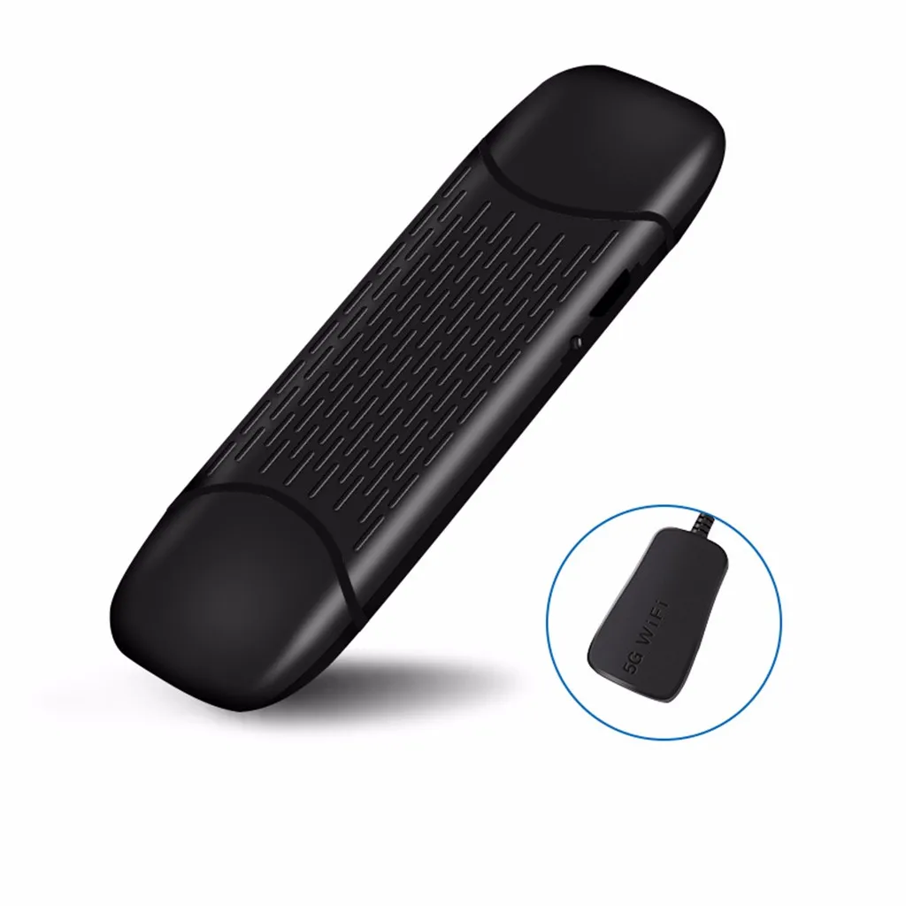 CARPRIE 2.4G 5.0G Display Dongle Wireless and Wired 2 in 1 Receiver for TV Projector 1080P HDMI Wireless TV Dongle for Windows