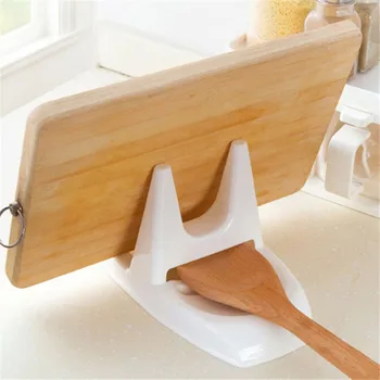 

Cooking Tool Spoon Pot Clips Lid Holder Shelf Cover Dispenser Pan Pot Lid Racks Spoon Rest Kitchen Storage Organizations Design