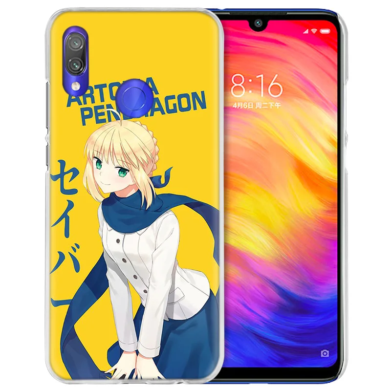 Case Cover for Xiaomi Redmi Note 7 7A 7S 6 6A 5 Y3 K20 Mi 8 9T CC9 CC9E A1 A2 A3 Play F1 Lite Pro Plus fate saber