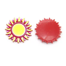 5 шт. 25*25 мм покрытием классический стиль Камея основа для установки кабошона Подвески DIY ювелирные изделия, 5Yc6588