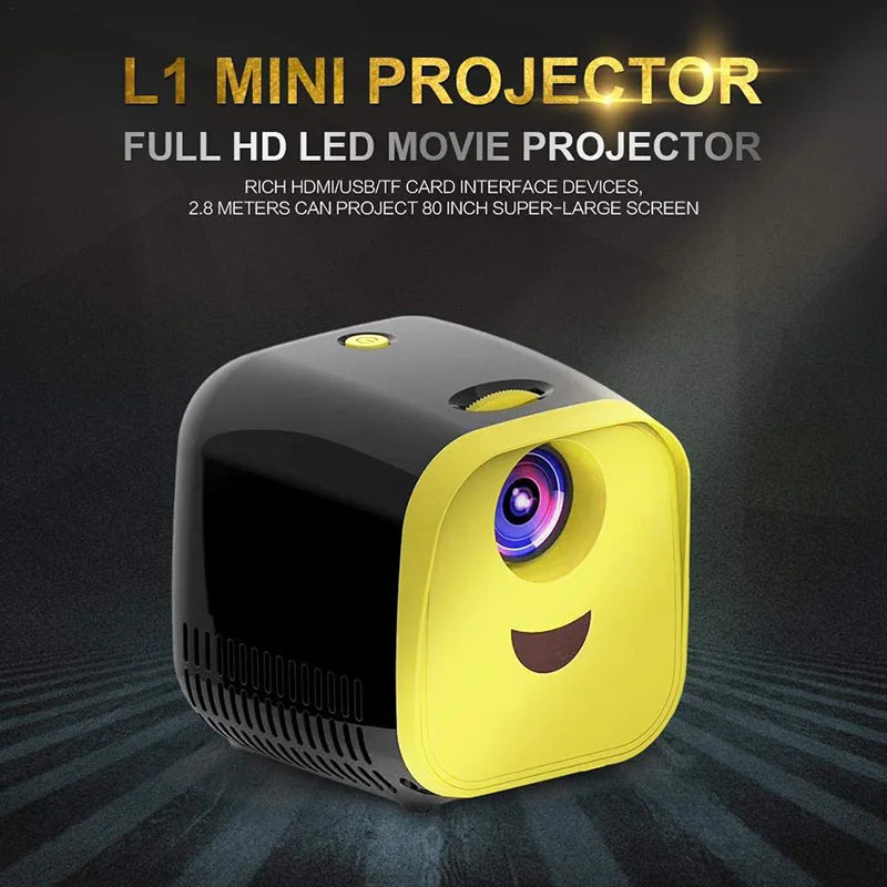 

Mini Projector Smart Portable WiFi 1080P Full HD LED Movie Projector Home Theater Hi 888