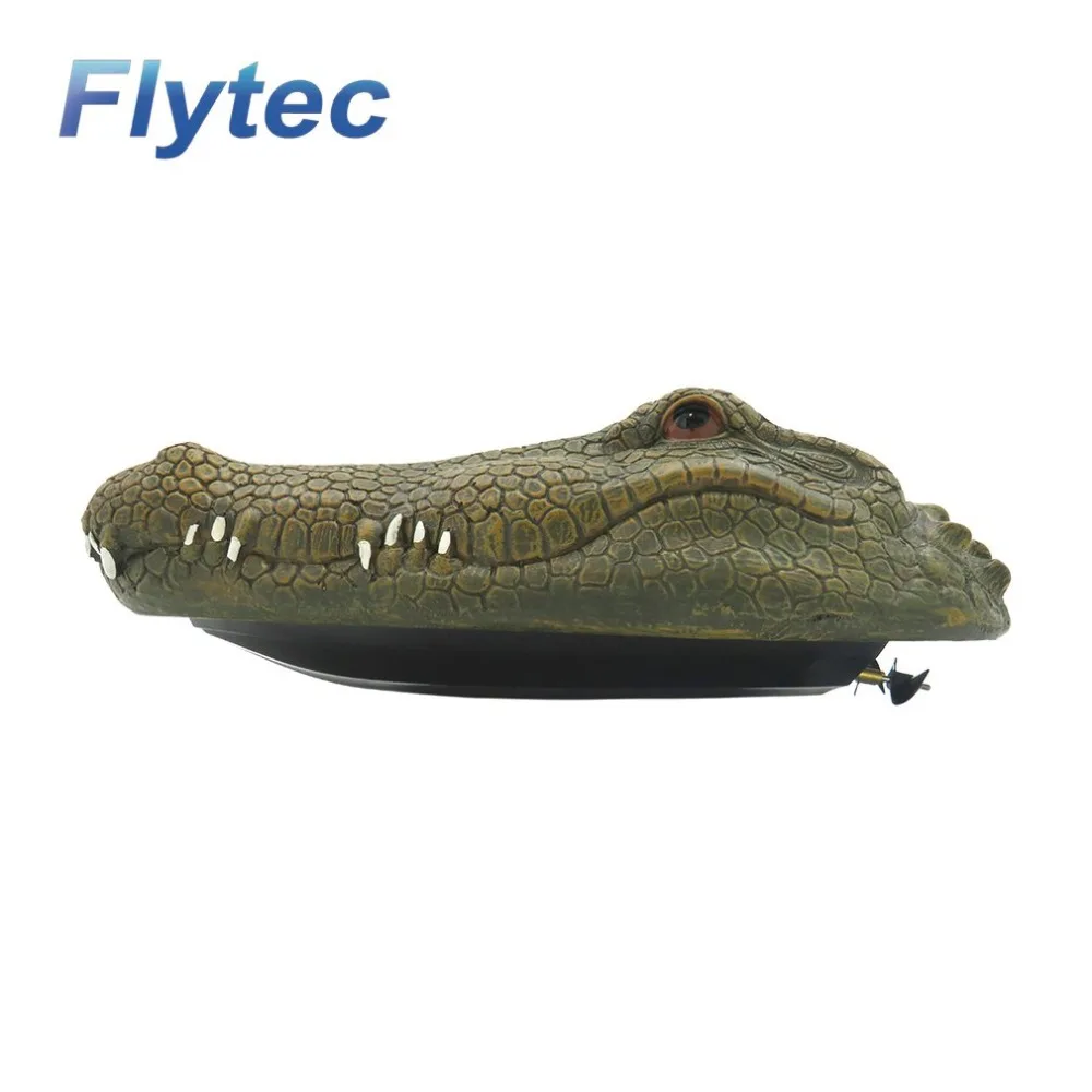 Новинка! Flytec 2,4 г 15 км/ч RC лодка на дистанционном управлении электрическая гоночная лодка для бассейнов с имитацией головы крокодила Spoof игрушка в подарок