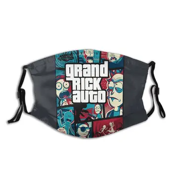 

Grand Rick Auto GTA Rick And Morty Reusable Mouth Face Mask Anti Bacterial Dust Mask Protection Mask Respirator Mouth Muffle